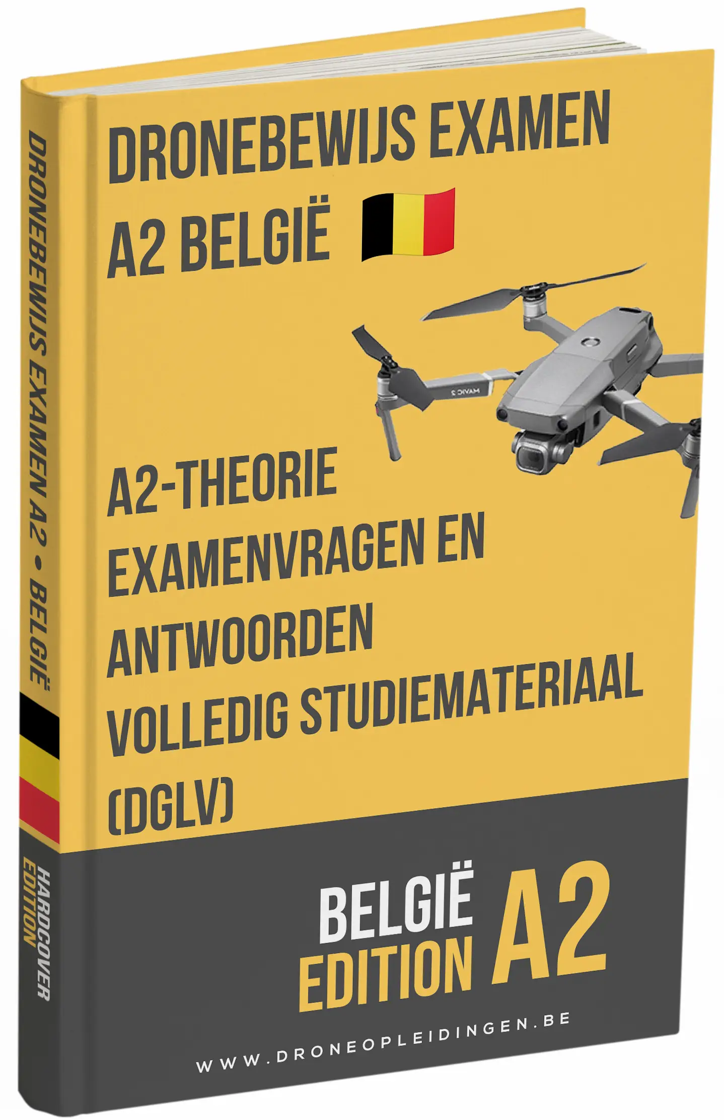 Dronebewijs A2-examen België – Verdiepte theorie, compleet studiemateriaal en 500+ examengerichte vragen en antwoorden - Afbeelding 1