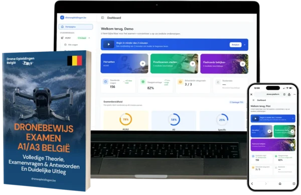 A1/A3 dronelicentie Combo – A1/A3 Trainingsmaterialen & e-learning