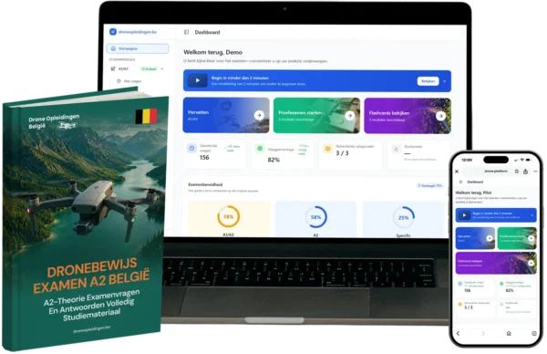 A2 dronelicentie Combo – A2 Trainingsmaterialen & e-learning